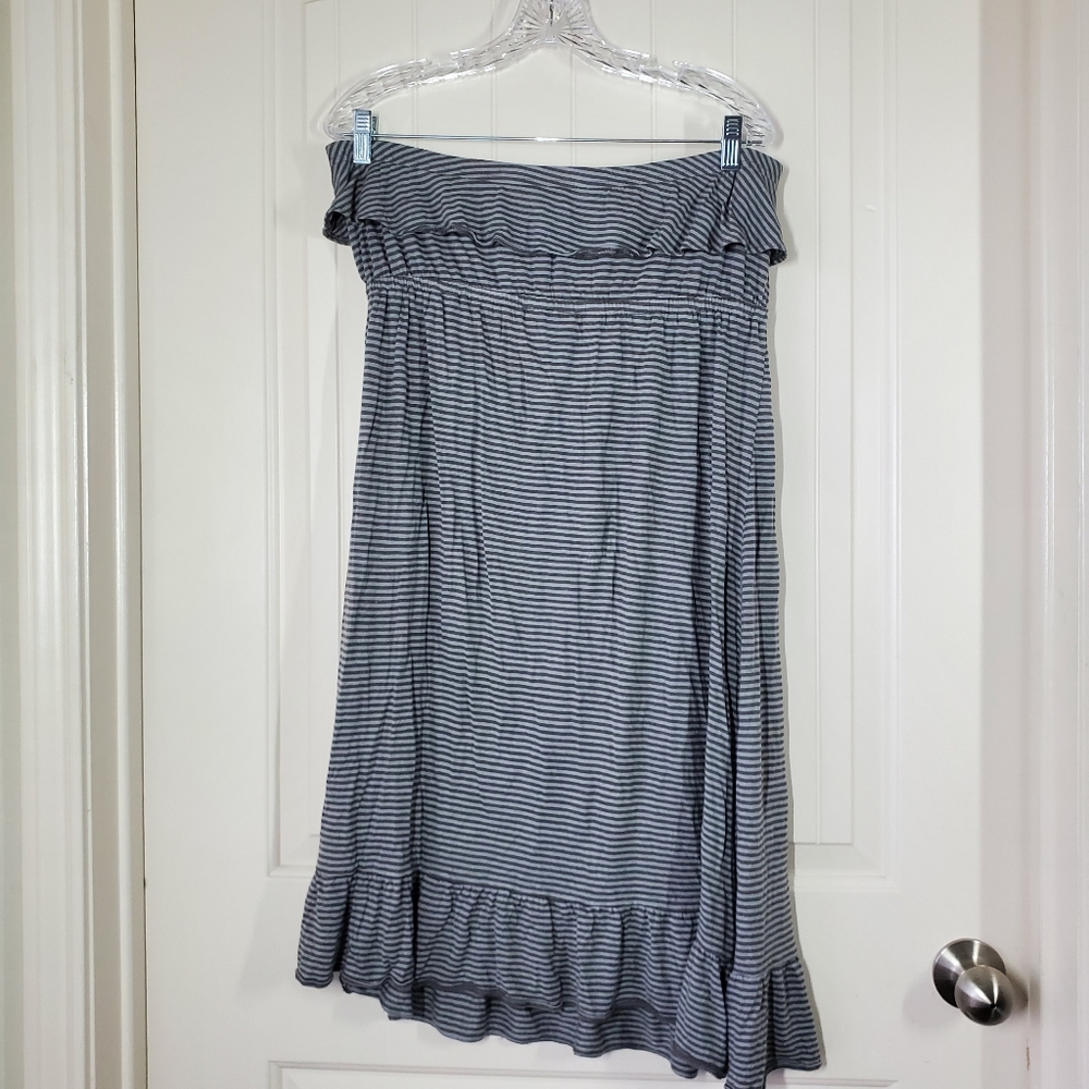 Old Navy strapless dress gray in size large